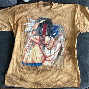 RARE Vintage The Mountain Tee Leather Tag